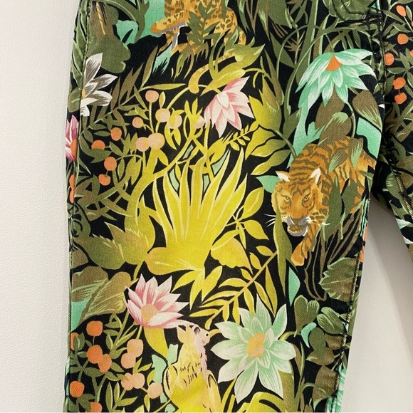 Scotch & Soda Maison Scotch Les Bon Vivants Jungle Print Tapered Jeans exotic lo - Picture 12 of 14